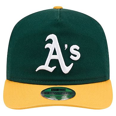 Men's New Era Green Athletics Team 19TWENTY Adjustable Hat