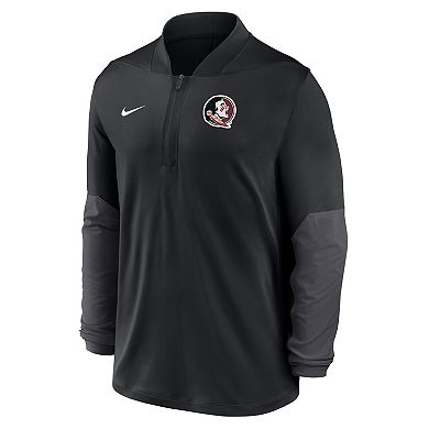 Men's Nike Black Florida State Seminoles One Goal Performance Half-Zip Pullover