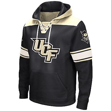 Men's Colosseum Black UCF Knights 2.0 Lace-Up Hoodie