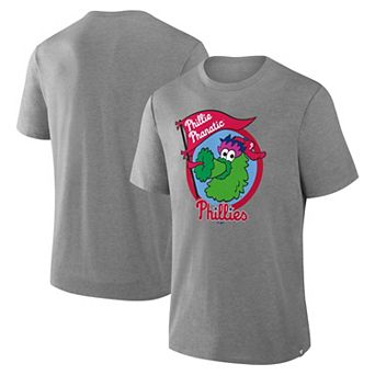 Men's Fanatics Heather Gray Philadelphia Phillies Tribute IYKYK Tri-Blend T-Shirt