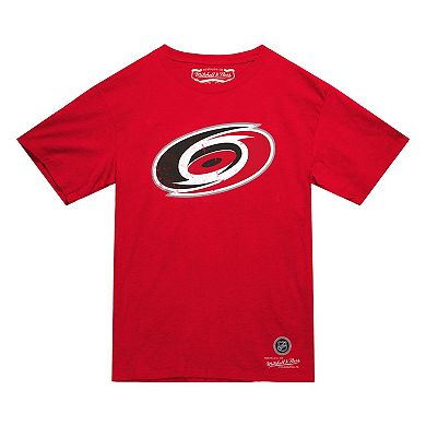 Men's Mitchell & Ness Red Carolina Hurricanes Heritage T-Shirt