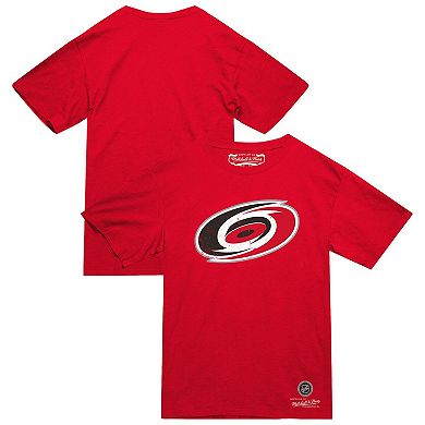Men's Mitchell & Ness Red Carolina Hurricanes Heritage T-Shirt