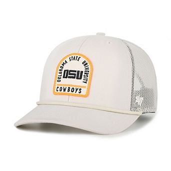 Unisex '47 Cream Oklahoma State Cowboys Core & Inline Gravestone Adjustable Trucker Hat