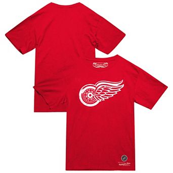 Men's Mitchell & Ness Red Detroit Red Wings Heritage T-Shirt