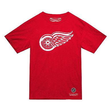 Men's Mitchell & Ness Red Detroit Red Wings Heritage T-Shirt