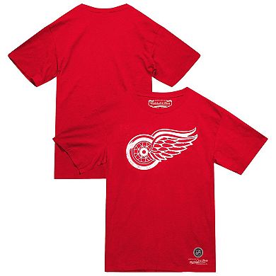 Men's Mitchell & Ness Red Detroit Red Wings Heritage T-Shirt