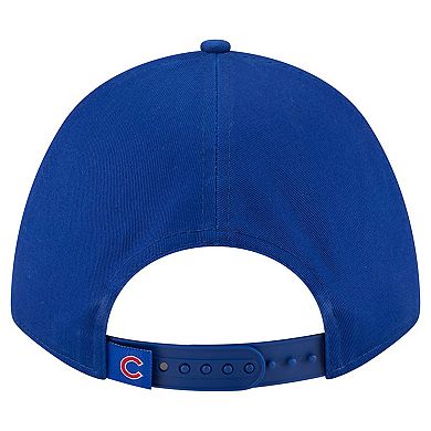 Women's New Era Royal Chicago Cubs Metallic A-Frame 9FORTY Adjustable Hat