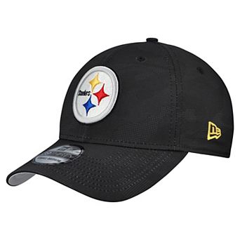 Men's New Era Black Pittsburgh Steelers Tonal Camo 39THIRTY Stretch Fit Hat