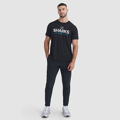 Men's Fanatics Black San Jose Sharks Authentic Pro Rink Tech T-Shirt