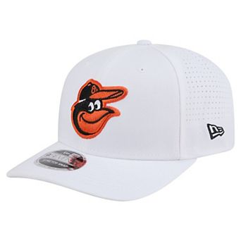 Men's New Era White Baltimore Orioles COOLERA 9SEVENTY Adjustable Hat