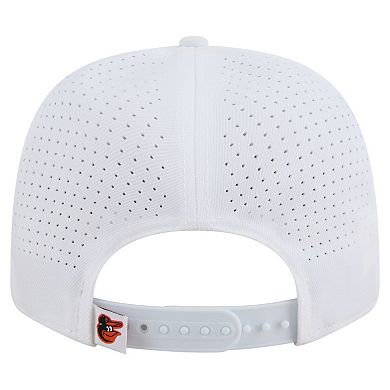 Men's New Era White Baltimore Orioles COOLERA 9SEVENTY Adjustable Hat