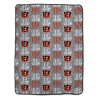 Pegasus Cincinnati Bengals 66" x 95" Oversized Logo Roll Ultra Cozy Blanket