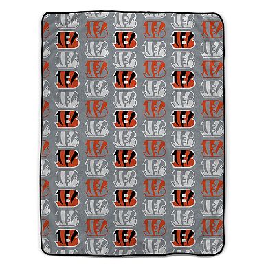 "Pegasus Cincinnati Bengals 66"" x 95"" Oversized Logo Roll Ultra Cozy Blanket"
