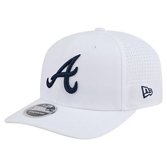 Men's New Era White Atlanta Braves COOLERA 9SEVENTY Adjustable Hat