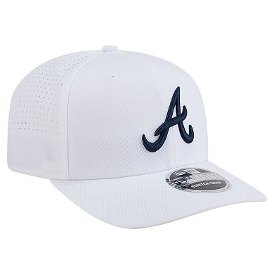 Men's New Era White Atlanta Braves COOLERA 9SEVENTY Adjustable Hat