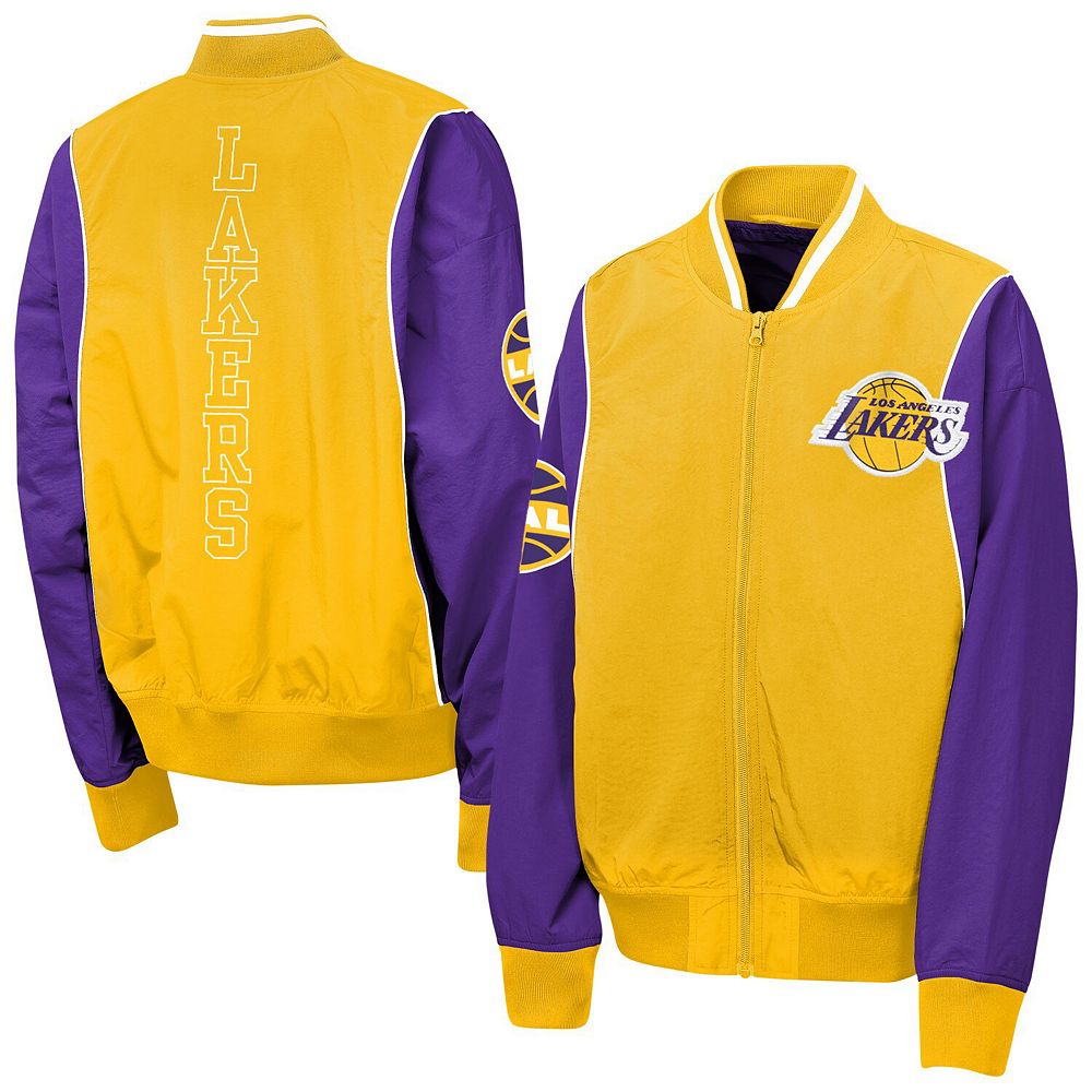 Youth Outerstuff Gold/Purple Los Angeles Lakers Two-Pointer Full