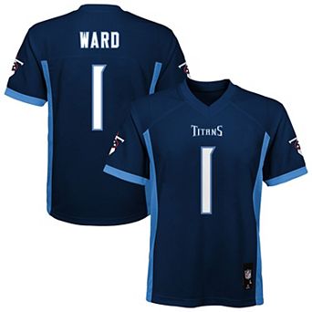 Youth Cameron Ward Navy Tennessee Titans Replica Player Jersey