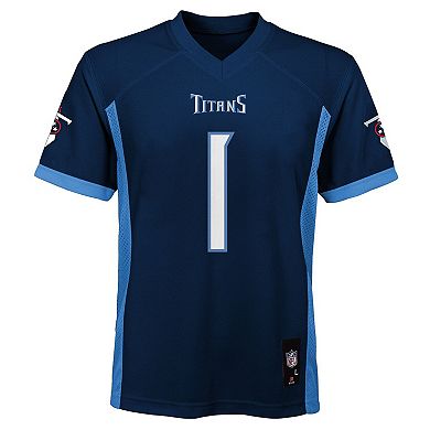 Youth Cameron Ward Navy Tennessee Titans Replica Player Jersey