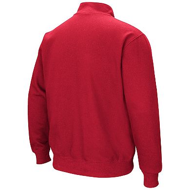 Men's Colosseum Red Western Kentucky Hilltoppers Tortugas Logo Quarter-Zip Jacket