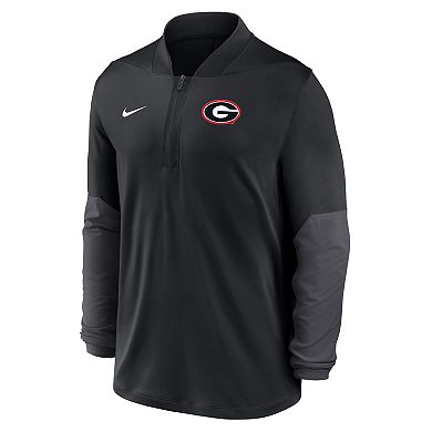 Men's Nike Black Georgia Bulldogs One Goal Performance Half-Zip Pullover