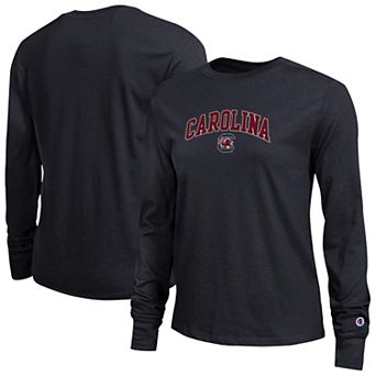 Women's Champion Black South Carolina Gamecocks Arch Over Logo Long Sleeve T-Shirt