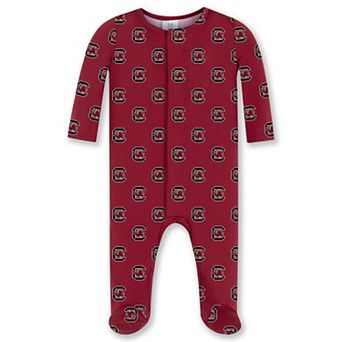 Newborn & Infant ZooZatz Crimson South Carolina Gamecocks Magnetic Closure Sleeper