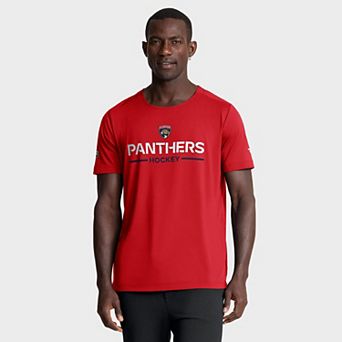 Men's Fanatics Red Florida Panthers Authentic Pro Rink Tech T-Shirt