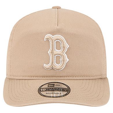Men's New Era Light Beige Boston Red Sox Cam 19TWENTY Adjustable Hat