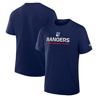 Men's Fanatics Navy New York Rangers Authentic Pro Primary T-Shirt