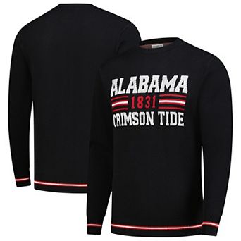 Unisex Uscape Apparel Black Alabama Crimson Tide Renew Knit Vintage Retro Sweater