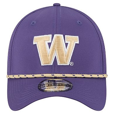 Men's New Era Purple Washington Huskies Rope 39THIRTY Flex Hat