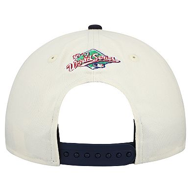 Men's New Era Cream/Navy Minnesota Twins World Series 9FORTY M-Crown Adjustable Hat