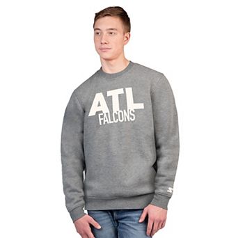Men's Starter Charcoal Atlanta Falcons Assist Sweatshirt