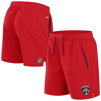 Men's Fanatics Red Florida Panthers Authentic Pro Rink Performance Shorts