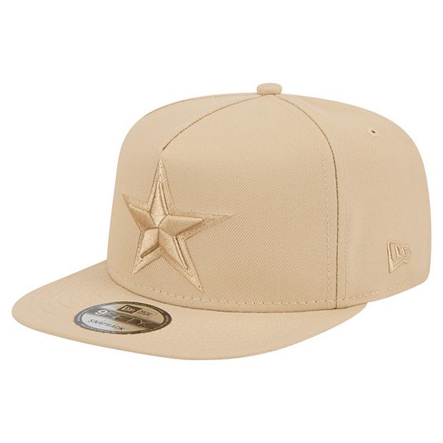 Men's New Era Light Beige Dallas Cowboys Color Pack A-Frame 9FIFTY