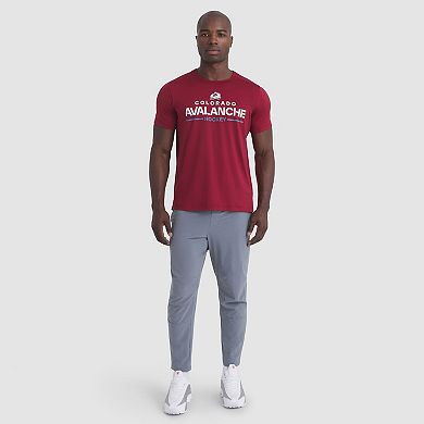 Men's Fanatics Burgundy Colorado Avalanche Authentic Pro Rink Tech T-Shirt