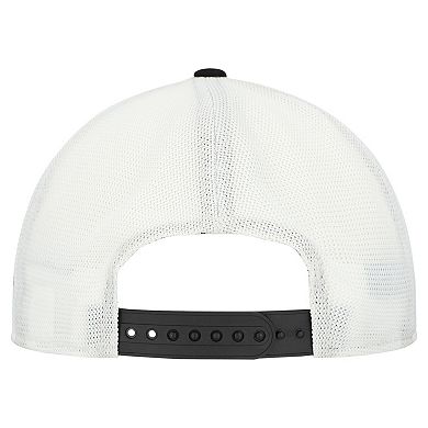 Men's New Era Black/White Baltimore Ravens Patch 19TWENTY Adjustable Hat