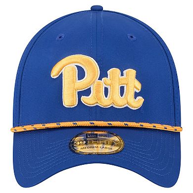 Men's New Era Royal Pitt Panthers Rope 39THIRTY Flex Hat