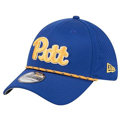 Men's New Era Royal Pitt Panthers Rope 39THIRTY Flex Hat