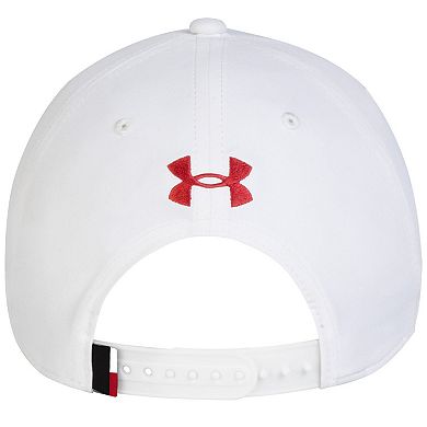 Men's Under Armour White Utah Utes Sideline Drive Rope Adjustable Hat