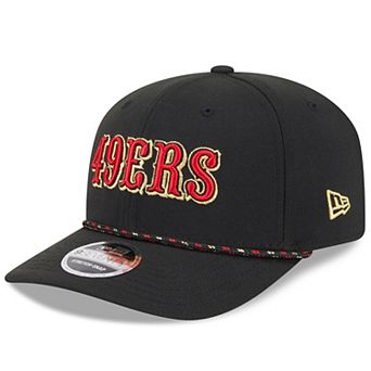 Men's New Era Black San Francisco 49ers 2025 Rivalries Collection Sideline 9SEVENTY Adjustable Hat