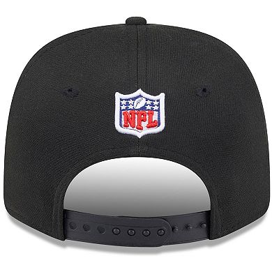 Men's New Era Black San Francisco 49ers 2025 Rivalries Collection Sideline 9SEVENTY Adjustable Hat