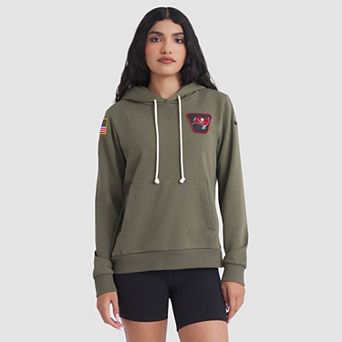 Women's Nike Olive Tampa Bay Buccaneers 2025 Salute to Service Sideline Standard Issue Dri-FIT Hoodie