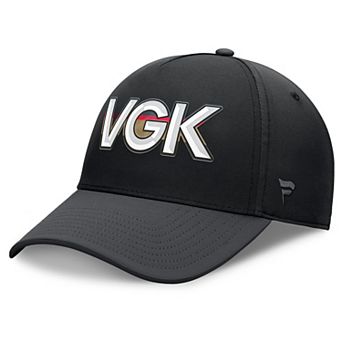 Men's Fanatics Black/Charcoal Vegas Golden Knights Authentic Pro Rink Team Code Flex Hat