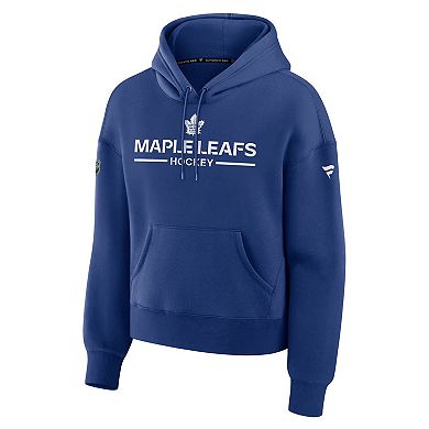 Women's Fanatics Blue Toronto Maple Leafs Authentic Pro Primary Pullover Hoodie