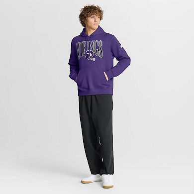 Men's Nike Purple Minnesota Vikings Full Blitz Club Fleece Pullover Hoodie