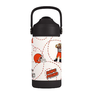 Logo Brands Cleveland Browns 12oz. Mascot Bottle