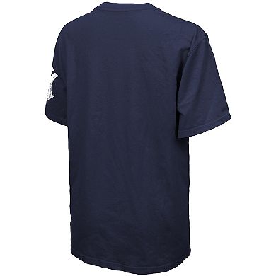 Women's Majestic Threads Aaron Judge Navy New York Yankees Oversized Name & Number T-Shirt
