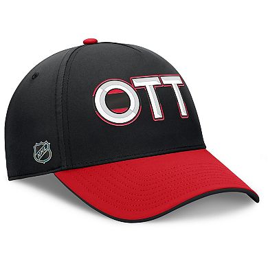 Men's Fanatics Black/Red Ottawa Senators Authentic Pro Rink Team Code Flex Hat