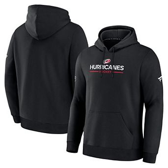 Men's Fanatics Black Carolina Hurricanes Authentic Pro Primary Hoodie